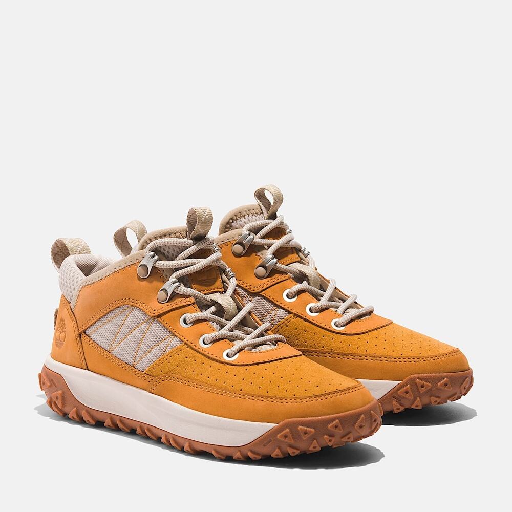 TIMBERLAND WOMEN'S 9.5 GREENSTRIDE MOTION 6 LOW LACE UP HIKER WHEAT NUBUCK NIB